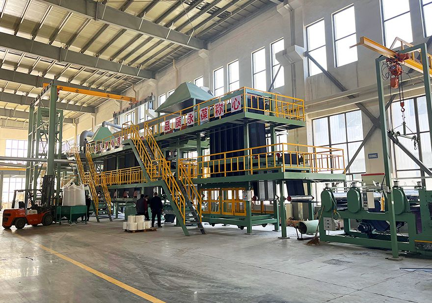 晶達(dá)第二條瀝青瓦生產(chǎn)線(xiàn)試產(chǎn)成功！